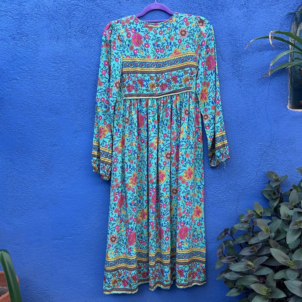 r vivimos blue tasseled boho nap dress - Picture 4 of 4